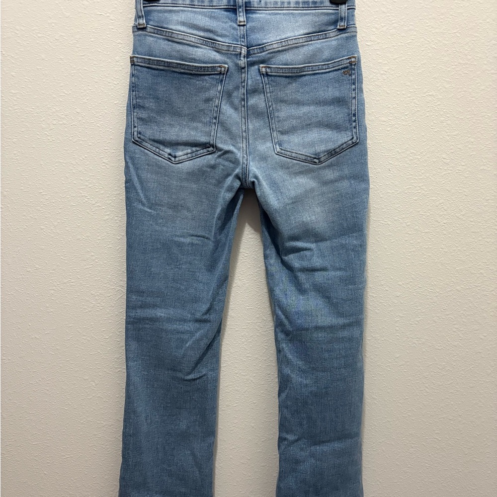 Madewell Mid-Rise Kick Out Blue Jeans - Picture 10 of 14
